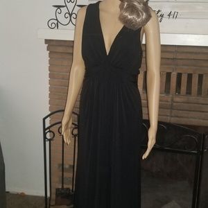 Black maxi dress